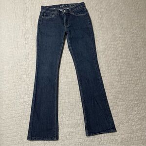 7 For All Mankind High Waist Bootcut Women’s Size 27 Denim Jeans Casual Country